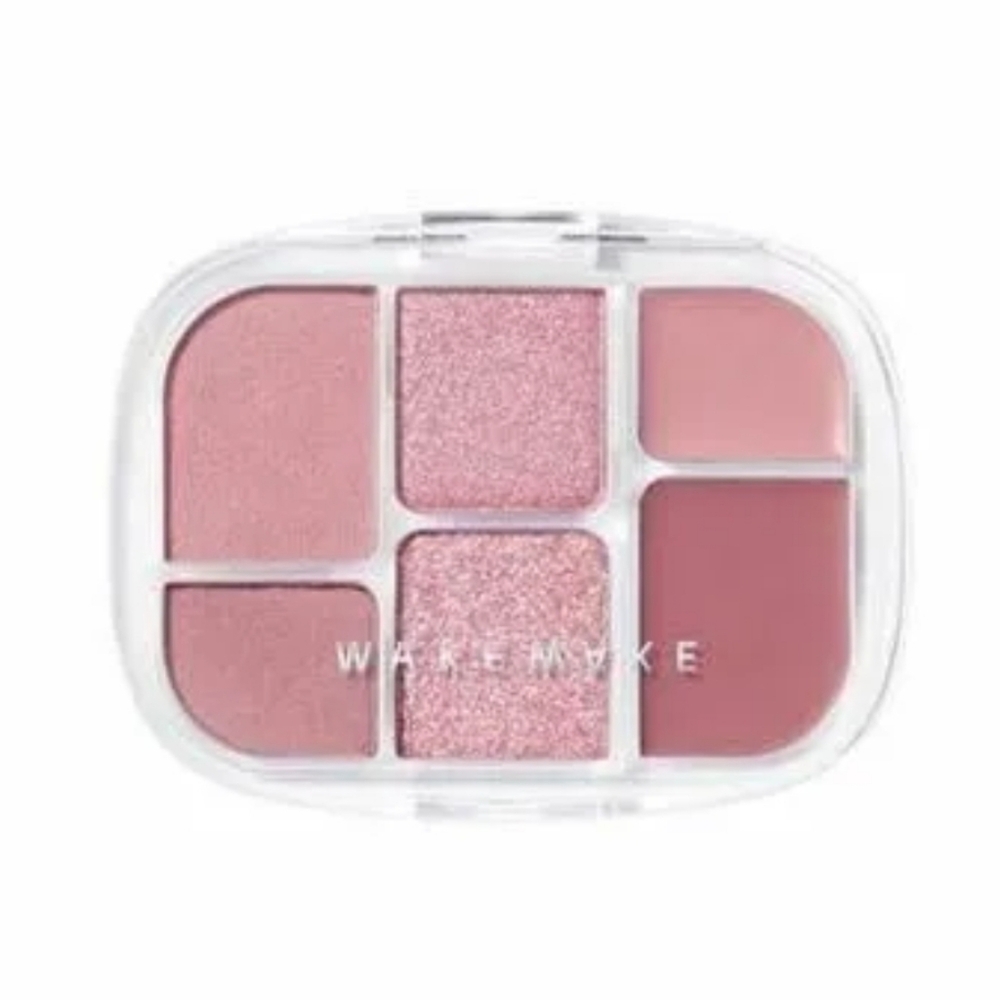 Wakemake Soft Sheer  Eyeshadow Palette02 Lazy Rose